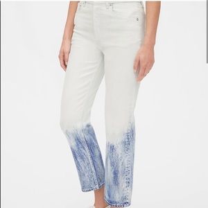 NWT Gap High Rise Bleached Cheeky Straight Jeans